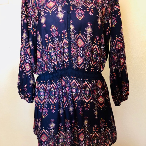 Maurices Southwest print large tunic style blouse - Picture 2 of 4